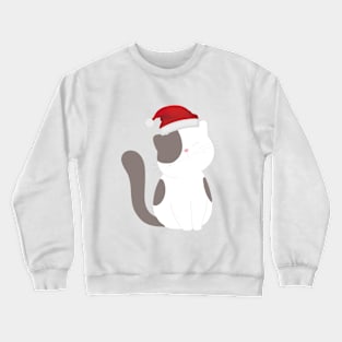 fanny cat christmas Crewneck Sweatshirt